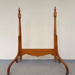 Antik Thonet bútor szobai álló tükör keret állvány görgőkkel tükör nélkül 429 8115 fotó