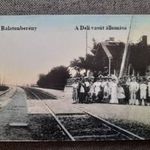 Képeslap, levelezőlap - Balatonberény pályaudvar állomás vasút - Reprint!!! (09/4) fotó