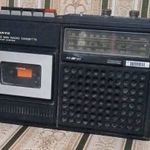 SANYO FM SW MW RADIO CASSETTE KAZETTÁS MAGNO fotó