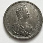 Mária Terézia ón medál 1751 R! fotó