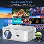 ThundeaL TD92 Pro projector mini projektor Full HD 1080P 4K kivetítő 2, 4/5G WiFi Android 9 Video BT fotó