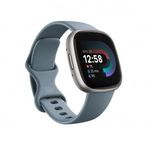 Fitbit versa 4 okosóra Waterfall Blue / Platinum Aluminum (FB523SRAG) (FB523SRAG) fotó