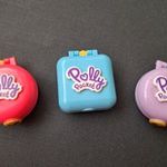 Polly pocket kiárusítás, 3 db kis szelence 1 csomagban! fotó