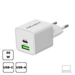 Hálózati töltő adapter PD 30W / QC3.0 18W, Fehér fotó