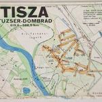 TISZA TUZSÉR-DOMBRÁD, VÍZISPORTTÉRKÉP - KARTOGRÁFIAI VÁLLALAT, 1981 !!! fotó