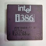 INTEL 386-os 33hmz-s kerámia processzor eladó fotó