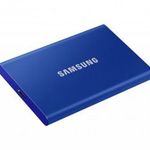 Samsung T7 hordozható SSD, 2TB, USB 3.2, Kék fotó