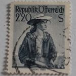 1958 Tartományi viseletek 2, 20 öS - Osztrák schilling fotó