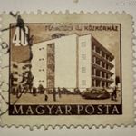 1953 Épületek (II) 40 fillér pecsételt fotó