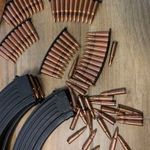 7, 62x39 új AK tár AK-47, AMD, AKM, AMP gépkarabélyokhoz, hatáshtalanított lőszerrel fotó