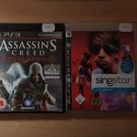 PS3 Assassin's Creed Revelations, Singstar játékok ! fotó