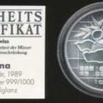 Kína 1 oz ezüst 1989, Panda fotó