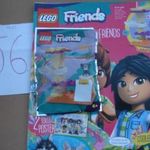 (LE56) ÚJ BONTATLAN LEGO FRIENDS FIGURA+ ÚJSÁG POSZTERREL , FEKTE CICA, MACSKA MACSKAFÁVAL fotó