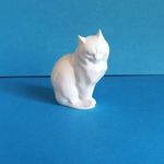 Herendi Macska Cica Porcelán Figura fotó