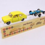 Majorette No317 (#203) Fiat 1200 + Alpine Racing Car - Ritkaság!! fotó