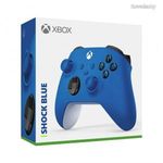 Microsoft Xbox Series X/S Wireless/Bluetooth Gamepad Shock Blue QAU-00009 fotó