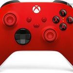 Microsoft Xbox Series X/S Wireless/Bluetooth Gamepad Pulse Red QAU-00012 fotó