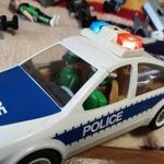 Playmobil kék rendőrautó+2 figura 25cm fotó