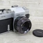 Porst reflex C-TL - retro fényképezőgép -- Porst 55mm 1: 2.8 objektív M42 csatlakozással fotó