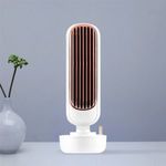 Retro asztali vízködös ventilátor torony ? párásító és légkondicionáló / fehér fotó