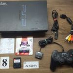 PlayStation 2 FAT Softmodolt USB-vel 3500+ retro játékkal. +8 db PS2 játékkal 39004 (8.) fotó