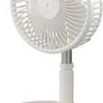 Akkus asztali ventilátor 2, 5 W Ø 197 mm x 975 mm, fehér, Sygonix fotó