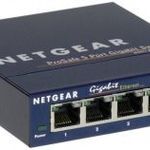 5 portos Gigabites RJ45 ethernet switch 1000 MBit/s Netgear GS105GE fotó