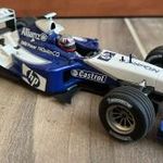 F1 Forma 1 Juan Pablo Montoya Williams FW25 Minichamps modellautó 1: 18 2003 SÉRÜLT fotó