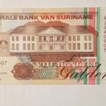 Suriname 500 gulden 1991 P140 EF+ bankjegy, ritkább fotó