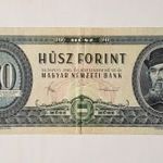 Magyarország 20 forint 1980 P169g VF+ bankjegy fotó