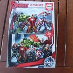 Avengers Marvel puzzle 2 x 100 db-os újszerű, hiánytalan fotó