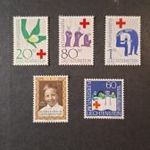 1963.-1970.-1975. LIECHTENSTEIN - Vöröskereszt sor és 2 önálló érték- postatiszta (A-122.) fotó