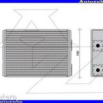 NISSAN VANETTE Cargo 1995.01-2001 /HC23/ Fűtőradiátor 170x140x33 fotó