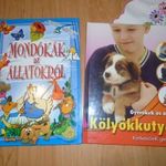 2 könyv kicsiknek, Mondókák az állatokról és Kölyökkutyák gondozása fotó