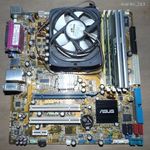 ASUS M2A-VM AM2 alaplap AMD Athlon II X2 260 3.20Ghz processzorral és 8GB DDR2 RAM-mal 1Ft, NMÁ. fotó