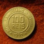 Brazília nikkel 100 reis 1932 fotó