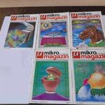 5db Mikroszámítógép Magazin 1988/1, 6, 7, 10, 11 újság Commodore 64 Primo Zx Spectrum egyben fotó