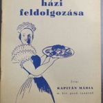 Kapitán Mária: A sertés házi feldolgozása. 1941. fotó