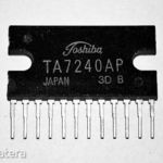 TA7240AP DUAL AUDIO POWER AMPLIFIER IC TA7240 / TA7240AP 2X5, 8w 12p fotó