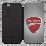 Ducati mintás Samsung Galaxy J3 2016 kinyitható flip flipes tok oldalra nyíló fotó