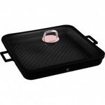 Berlinger Haus Grill serpenyő fedővel 34 cm tapadásmentes bevonattal Black Rose Collection BH/7789 fotó