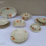 Ritka, régi, 6 személyes Drasche porcelán étkészlet fotó