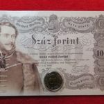 KOSSUTH LAJOS 100 FORINT 2002 ELSŐ NAPI VERET , DÍSZCSOMAGOLÁSBAN !! UNC fotó