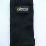 Norton by symantec logos univerzális telefontok fekete színű 6 x 11, 5 cm ÚJ! 2 db fotó