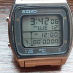 Eladó pazar állapotú ritkaság, a 70-es évekből SEIKO A-714-5000T alarm chrono vintage férfi karóra, fotó