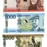 2106-08. 500-20000 Forint Magyar Nemzeti Tank propaganda jegy sor(6klf) UNC AE301 fotó