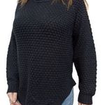 VERO MODA fekete modern stílusú minőségi XL/2XL kötött PULÓVER c94 fotó