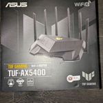 ASUS TUF Gaming AX5400 Dual Band WiFi 6 Router GAR 2026.03-ig 3 core CPU 512 MB RAM Mesh RGB fotó