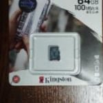 KINGSTON CANVAS SELECT PLUS MICRO SDXC 64GB CLASS 10 UHS-I U1 A1 V10 (100 MB/s) fotó