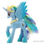 Én kicsi pónim - My little pony - Rainbow Dash jellegű póni figura 15 cm fotó